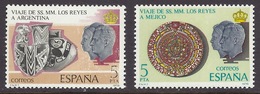 Spagna / Spain / Espana 1978 - Visit Of The Kings Of Spain In Mexico And Argentina MNH - Nuevos