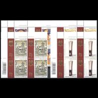 GREECE 2008 MOUNT ATHOS ΑΓΙΟ ΟΡΟΣ FIRST ISSUE MNH STAMPS SET IN BLOCKS OF 4 - Unused Stamps