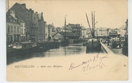 BELGIQUE - BRUXELLES - Quai Aux Briques - Navegación - Puerto