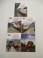 SUISSE Ligne Du SIMPLON : EN CABINE D'un PENDOLINO ETR 610 Puis D'une Loco Re 460 Avec L'ERTMS  - LOT De 5 DVD - Documentaires