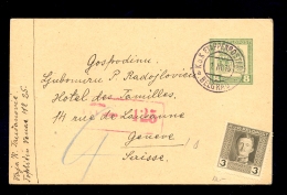 AUSTRIA - Military Postal Stationery Sent From Beograd (K.u.K.  ETAPPENPOSTAMT BELGRADE) / 2 Scans - Autres & Non Classés