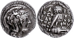 Athen, Drachme (4,07g), Ca. 106/105 V. Chr. Av: Athenakopf Mit Attischem Helm Nach Rechts. Rev: Eule Auf Amphore Nach Re - Andere & Zonder Classificatie