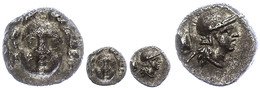 Selge, Obol (0,88g), Ca. 300-190 V. Chr. Av: Gorgoneion. Rev: Athenakopf Nach Rechts, Dahinter Astragalos. SNG Von Auloc - Other & Unclassified