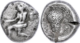 Soloi, Stater (10,51g), 400-390 V. Chr. Av: Kniende Amazone. Rev: Weinrebe, Rechts Daneben Ankh. Vgl. SNG Paris 137, Prü - Other & Unclassified