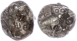 Sabäer, Drachme (5,34g), Ca. 3. Jhd. V. Chr.. Av: Athenakopf Mit Attischem Helm Nach Rechts. Rev: Stehende Eule Nach Rec - Sonstige & Ohne Zuordnung