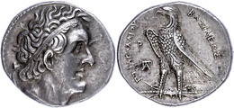 Tetradrachme (14,24g), 323-285 V. Chr, Ptolemaios I. Soter. Av: Kopf Nach Rechts. Rev: Stehender Adler Auf Blitzbündel N - Andere & Zonder Classificatie