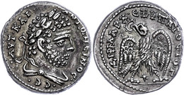 Syrien, Laodicea Ad Mare, Tetradrachme (15,30g), Caracalla, 212-213. Av: Kopf Nach Rechts, Darum Umschrift. Rev: Adler M - Province