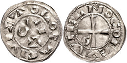 Frankreich, Toulouse, Denar (1,19g), O.J. (1222-1249), Raimund VII., Münzstätte Toulouse. Av: Kreuz, Im Außenkranz Umsch - Altri & Non Classificati