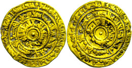 Fatimiden, Dinar (4,05g), Al-Mustansir, 427-487 AH (1036-1094), Wilkes 837, Schürfspur, Ss.  Ss - Islamiques