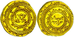 Ayyubiden, Dinar (3,92g), Al-'Adil Sayf Al-din Abu Bakr Muhammad I Ibn Ayyub, 596-615 (1199-1218), Vgl. Kazan 649, Wilke - Islamiques