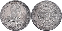 Taler, 1716, Karl VI., Hall, Dav. 1051, Kl. Rf., Avers Vz, Revers F. Vz. - Oostenrijk