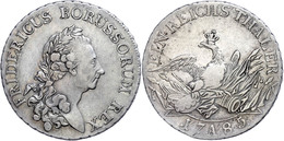 Taler, 1785, Friedrich II., Mzz A, Dav. 2590, Ss.  Ss - Andere & Zonder Classificatie