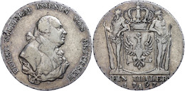 Taler, 1797, Friedrich Wilhelm II., Mzz A, Dav. 2599, S-ss.  S-ss - Andere & Zonder Classificatie