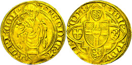Goldgulden (3,48g), O.J. (1422), Dietrich II. Graf Von Mörs, Riel, Noss 317, Ss.  Ss - Andere & Zonder Classificatie
