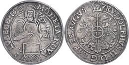 Taler (32 Schilling), 1608, Mit Titel Rudolf II., Behrens 134b Var., Kl. Schrötlingsfehler Am Rand, Kl. Kratzer Auf Dem  - Sonstige & Ohne Zuordnung