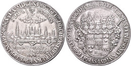 Taler, 1661, Christoph Bernhard Von Galen, Auf Die Einnahme Der Stadt Münster, Dav. 5603, Kl. Kratzer Am Rand Zwischen 1 - Other & Unclassified