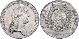 Taler, 1786, Friedrich August III., IEC, Dav. 2695, Vz.  Vz - Andere & Zonder Classificatie