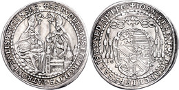 1/2 Taler, 1694, Johann Ernst Graf Von Thun Und Hohenstein, Zöttl 2183, Probszt 1817, Ss.  Ss - Autres & Non Classés