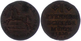 Pfennig, 1830, Karl, AKS 62, Vz-st.  Vz-st - Braunschweig