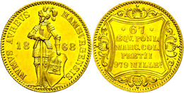 Dukat, 1868, AKS 11, J. 93b, Fb. 1142, Vz.  Vz - Sonstige & Ohne Zuordnung