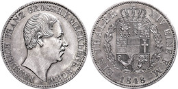 Taler, 1848, Friedrich Franz II., AKS 37, J. 55, Vz.  Vz - Mecklenburg-Schwerin