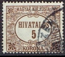 HUNGARY #  FROM 1922-24 MICHEL D15 - Service