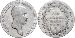 Taler, 1814, Friedrich Wilhelm III., AKS 11, J. 33, Ss.  Ss - Altri & Non Classificati