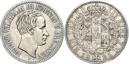 Taler, 1825, Friedrich Wilhelm III., Mzz A, AKS 14, J. 59, Kl. Kratzer, Ss.  Ss - Sonstige & Ohne Zuordnung