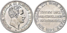 Taler, 1827, Friedrich Wilhelm III., AKS 16, J. 61, Kl. Kr., Ss.  Vz - Altri & Non Classificati