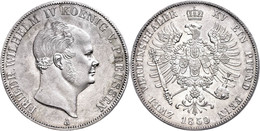 Doppeltaler, 1859, Friedrich Wilhelm IV., AKS 71, J. 86, Vz-st.  Vz-st - Sonstige & Ohne Zuordnung