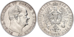 Taler, 1859, Friedrich Wilhelm IV., AKS 78, J. 84, Ss.  Ss - Sonstige & Ohne Zuordnung