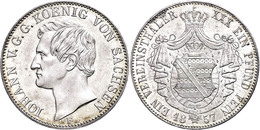 Taler, 1859, Johann, AKS 132, Vz-st.  Vz-st - Sonstige & Ohne Zuordnung