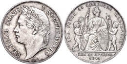 Gulden, 1841, Wilhelm I., AKS 123, J. 74, Vz.  Vz - Sonstige & Ohne Zuordnung