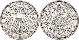 2 Mark, 1906, Ss-vz., Katalog: J. 81 Ss-vz - Luebeck