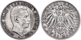 2 Mark, 1901, Friedrich Franz IV., Ss., Katalog: J. 85 Ss - Mecklenburg-Schwerin