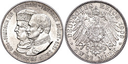 2 Mark, 1909, Friedrich August III., Universität Leipzig, Vz-st., Katalog: J. 138 Vz-st - Autres & Non Classés