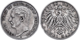 2 Mark, 1898, Günther Viktor, Ss., Katalog: J. 167 Ss - Sonstige & Ohne Zuordnung