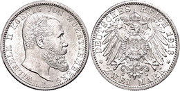 2 Mark, 1913, Wilhelm II., Vz., Katalog: J. 174 Vz - Other & Unclassified