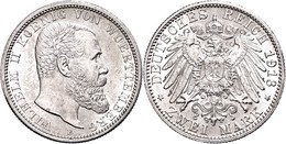 2 Mark, 1913, Wilhelm II., Vz., Katalog: J. 174 Vz - Sonstige & Ohne Zuordnung