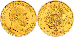 5 Mark, 1878, Wilhelm I., Ss., Katalog: J. 244 Ss - Altri & Non Classificati