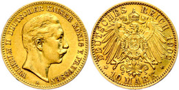 10 Mark, 1902, Wilhelm II., Ss., Katalog: J. 251 Ss - Altri & Non Classificati