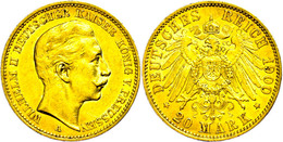 20 Mark, 1900, Wilhelm II., Randfehler, Ss., Katalog: J. 252 Ss - Altri & Non Classificati