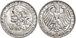 3 Reichsmark, 1928, Dürer, F. St., Katalog: J. 332 - Other & Unclassified