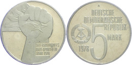 5 Mark, 1978, Anti Apartheid Jahr, In Hartplastik Verplombt, PP., Katalog: J. 1569 PP - Autres & Non Classés