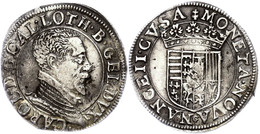 Lothringen, Teston, O. J., 1545-1608, Karl III., Nancy, Ss-vz.  Ss-vz - Other & Unclassified