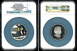 30 Dollars, 2015, Looney Tunes-Birds Anonymous, In Slab Der NGC Mit Der Bewertung PF70 Ultra Cameo, Colorized Early Rele - Canada