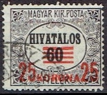HUNGARY #  FROM 1922 MICHEL D10 - Servizio