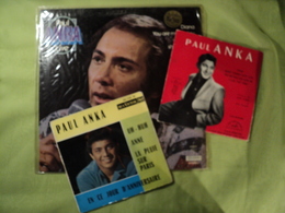 PAUL ANKA. UN 33 TOURS ET UN 45 TOURS. 1957 / 1975 DIANA / DON T GAMBLE WITH LOVE / TELL ME THAT YOU LOVE ME / I LOVE Y - World Music