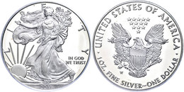 1 Dollar, 2011, W, Silver Eagle, In Slab Der PCGS Mit Der Bewertung PR70DCAM, 25. Jubiläums Set, First Strike, John M. M - Other & Unclassified