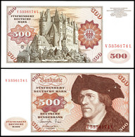 500 Deutsche Mark, 1.6.1977, Bundesbanknote, Serie V 5356174 L, Ro. 279 A, Erhaltung II., Katalog: Ro.279a II - Autres & Non Classés